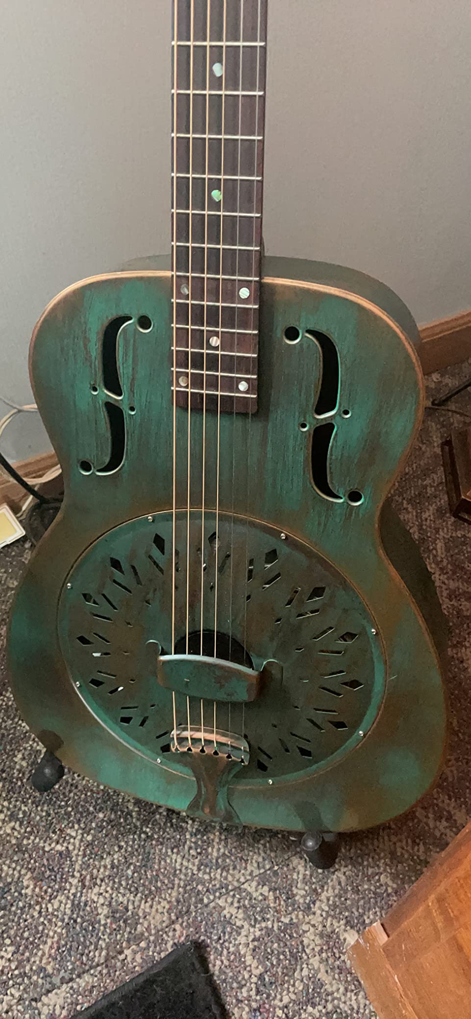 Swamp Dog Resonator, Style-0, Chicken Foot Coverplate customer photo 2