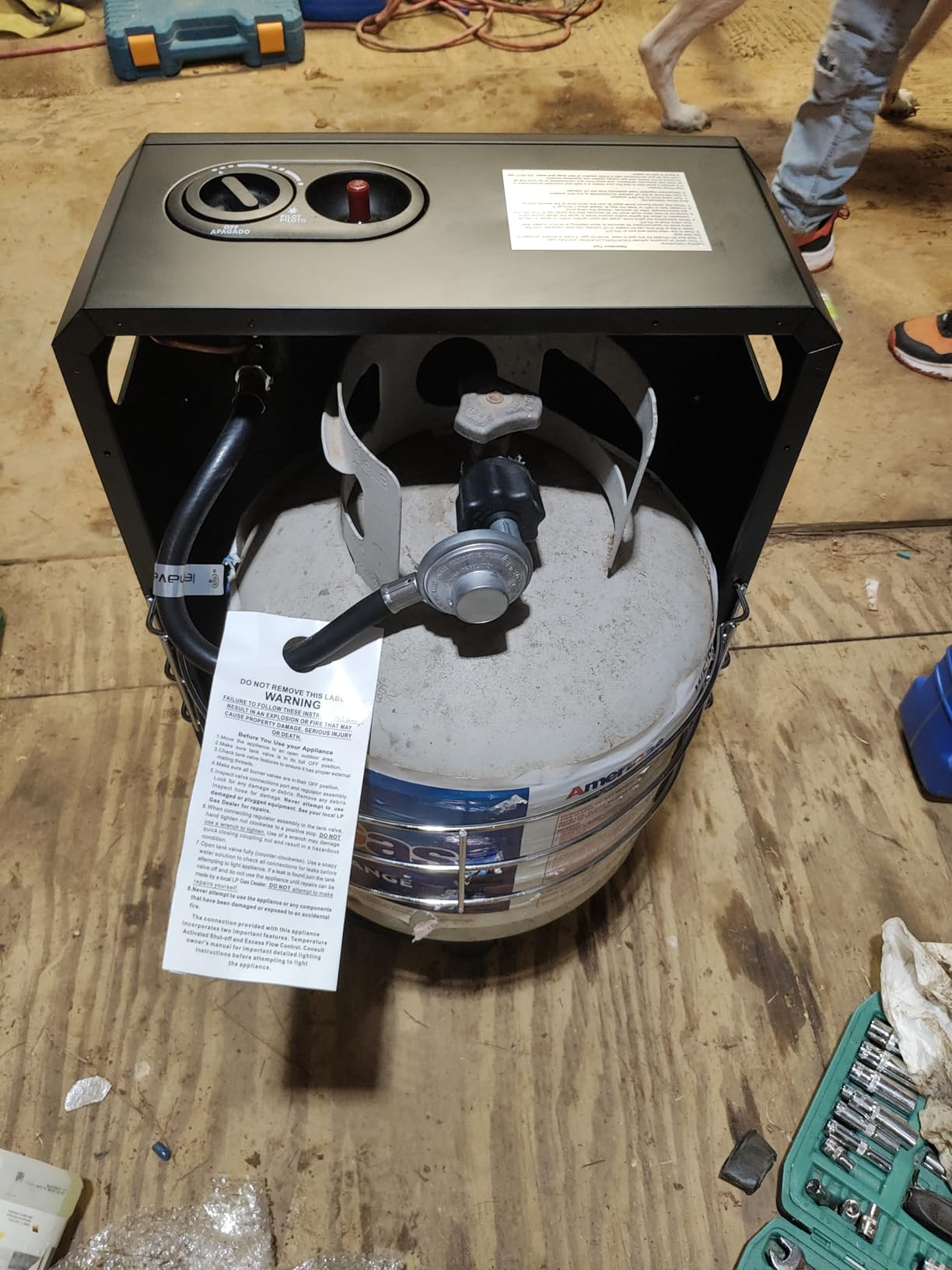 GASLAND MHA18B Propane heater Outdoor,18,000 BTU, Max Heat 450 Sq.Ft customer photo 1