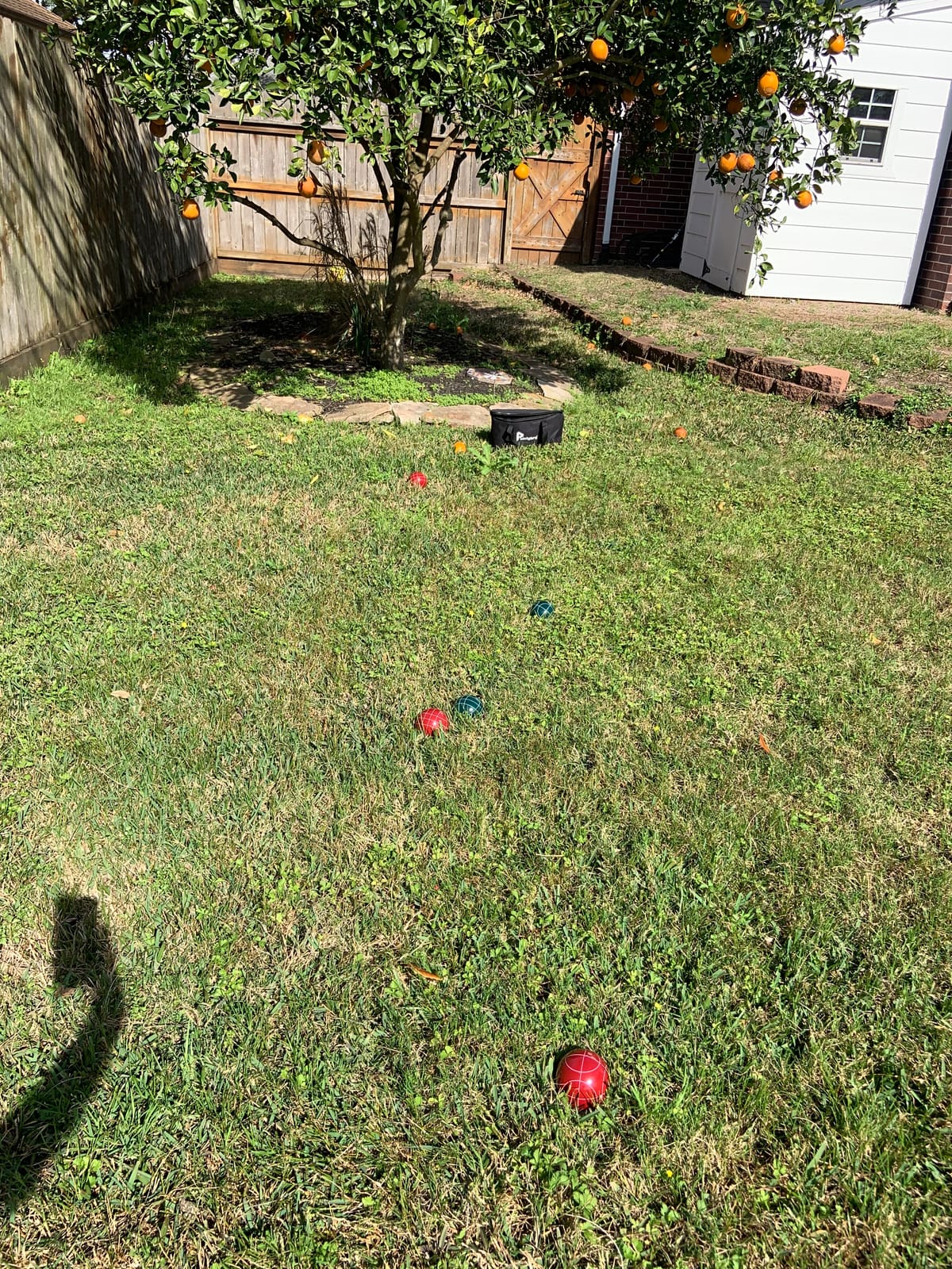 90mm Bocce Ball Set, 8 Regulation Resin Balls Outdoor Lawn Game customer photo 1