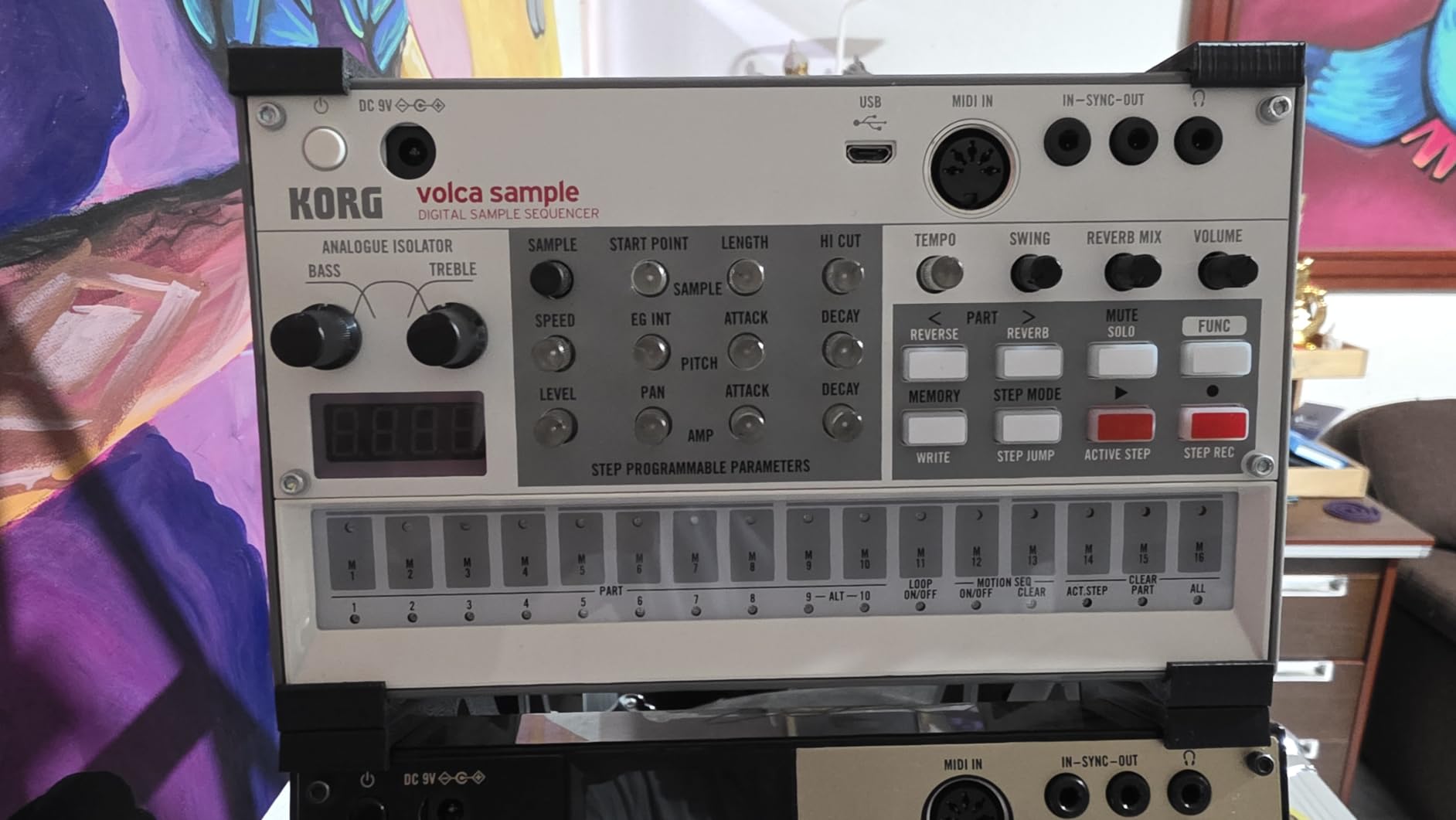 Korg Volca Sample 2 Digital Sample Sequencer Drum Machine w/Pattern Chain Mode and 16-step Sequencer customer photo 2