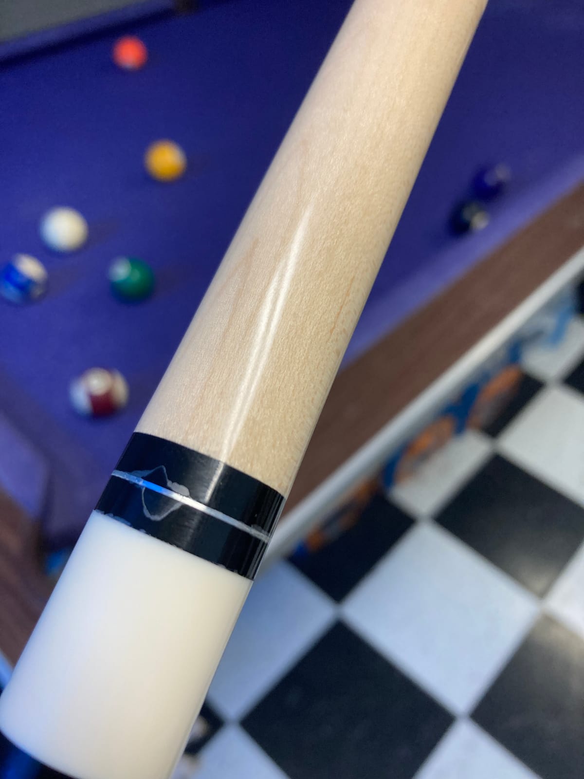 Pool Cue Stick - 58 inch Maple Billiard Pool Stick (Multicolour) customer photo 2