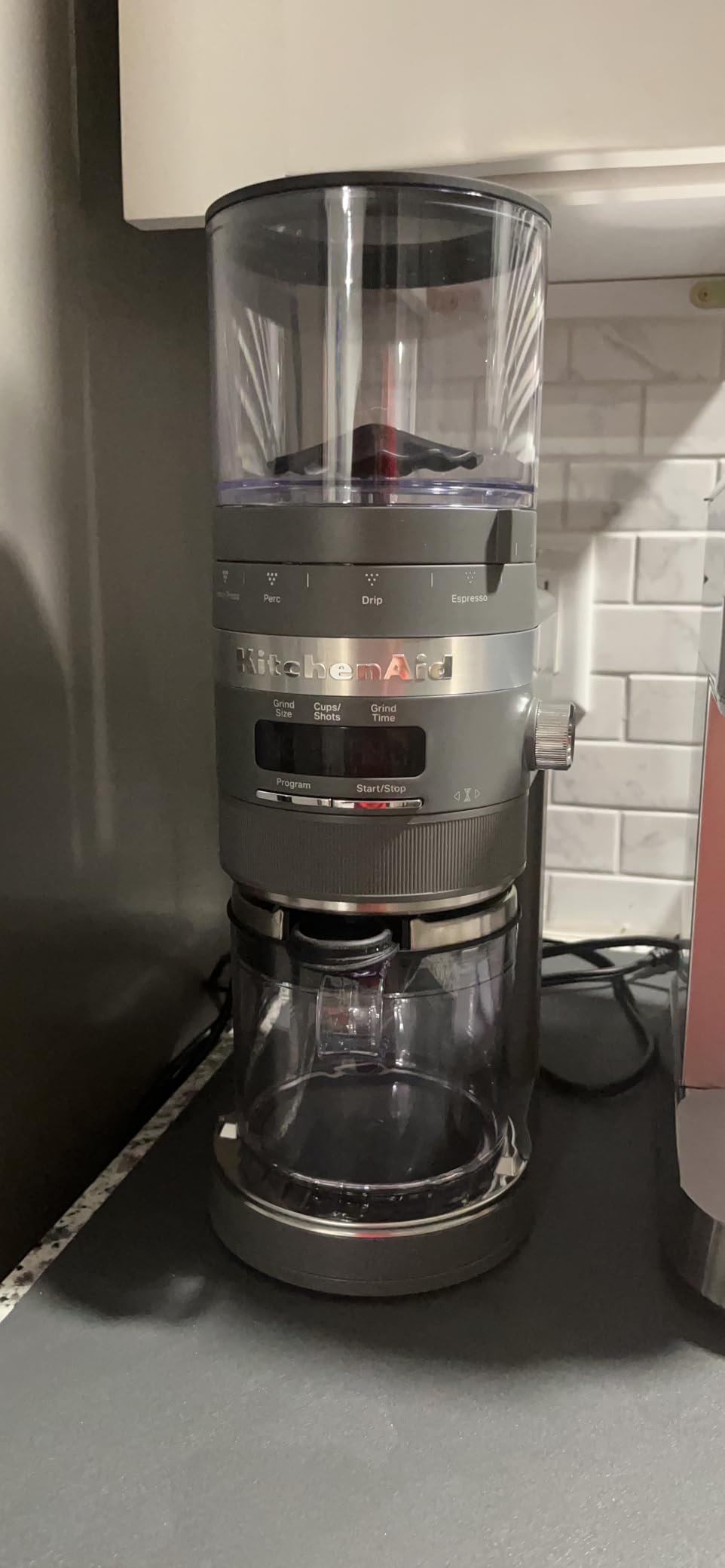 KitchenAid Burr Coffee Grinder, KCG8433, Matte Black customer photo 2