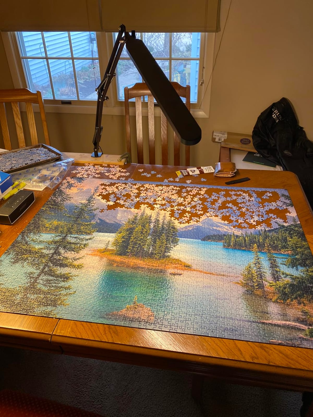 Ravensburger - Spirit Island, Canada - 2000 Piece Jigsaw Puzzle - Featuring Stunning Mountains, Vivid Water, Evergreens & More - Frameable - Premium Quality - Puzzles for Adults customer photo 2