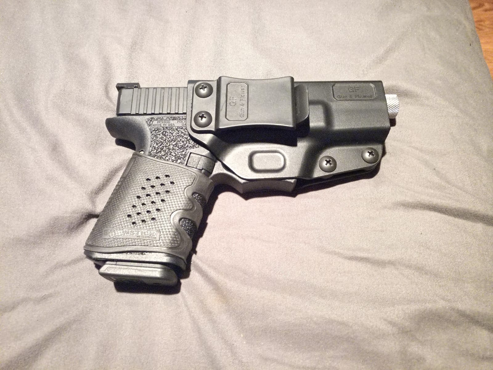 G19 Holster - Compatible with Glock 19 (Gen 3-6) & Glock 23/32 (Gen 3-4) & Glock 19X/ 44/45/ 45 Gen6 & MOS, Adj.Retention & Cant, Available in Kydex & Polymer & Claw, Right Hand customer photo 2