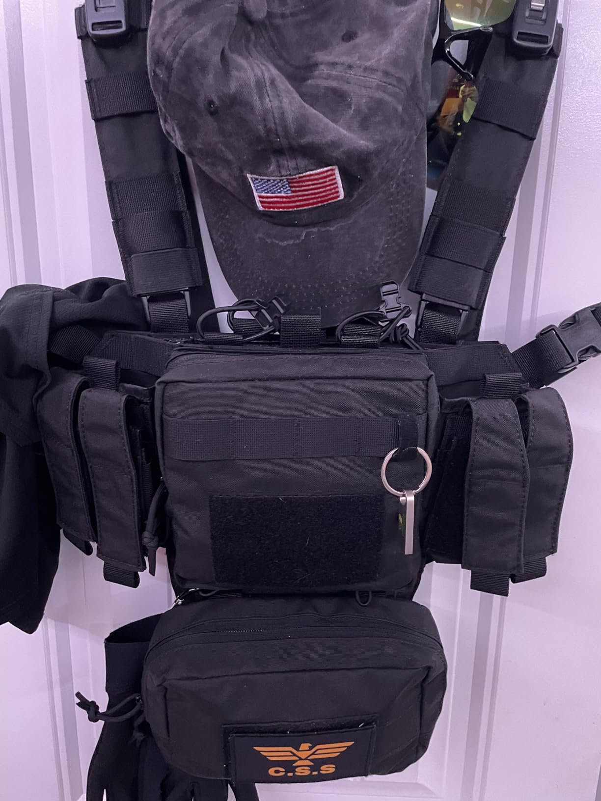 VISMIX Tactical Chest Rig, Adjustable&Detachable Molle Chest Rigs with Mag Pouch customer photo 2