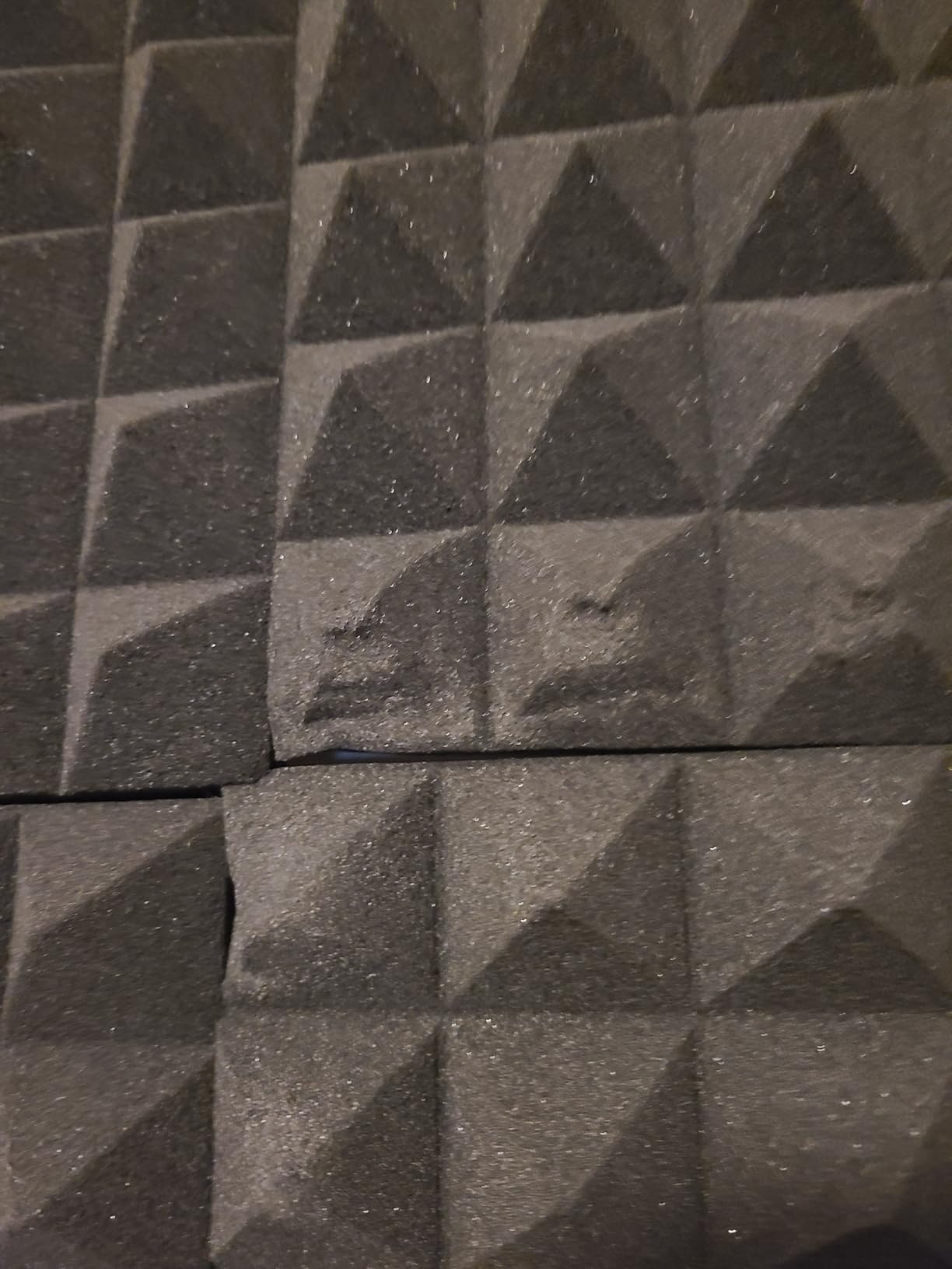 24 Pack 2” Thick Pyramid Acoustic Foam, Sound Proof Foam Panels for Walls customer photo 1