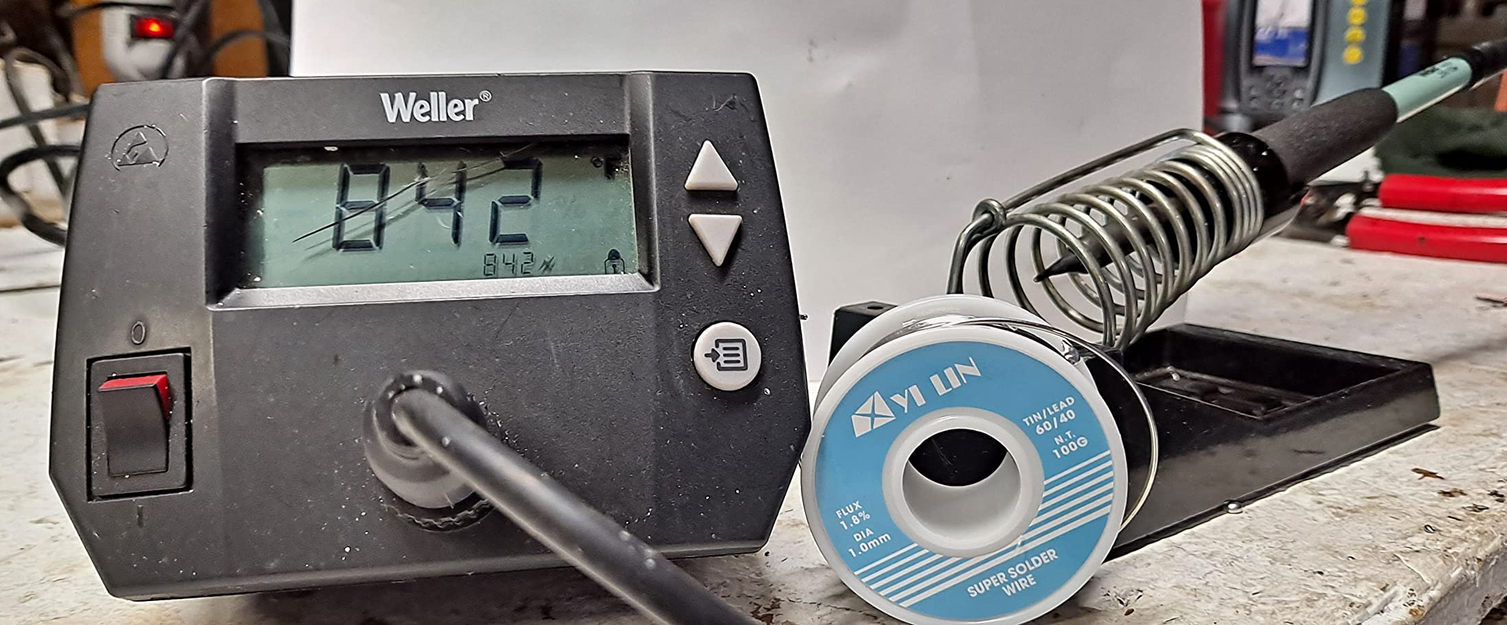 YI LIN 60/40 Solder 100g Tin Lead Rosin Core Solder Wire For Electrical Soldering (0.6mm/100g) customer photo 2