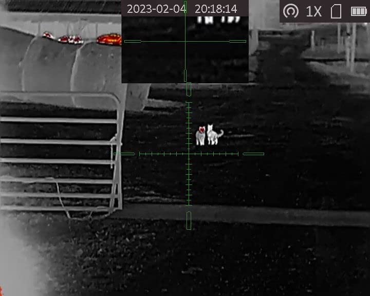 AGM Rattler TS25-384 Thermal Imaging Riflescope for Hunting - Waterproof, Shockproof, heat vison Thermal Scope with Adjustable Color Palettes, 8X Digital Zoom, and Distance Measurement Support customer photo 2