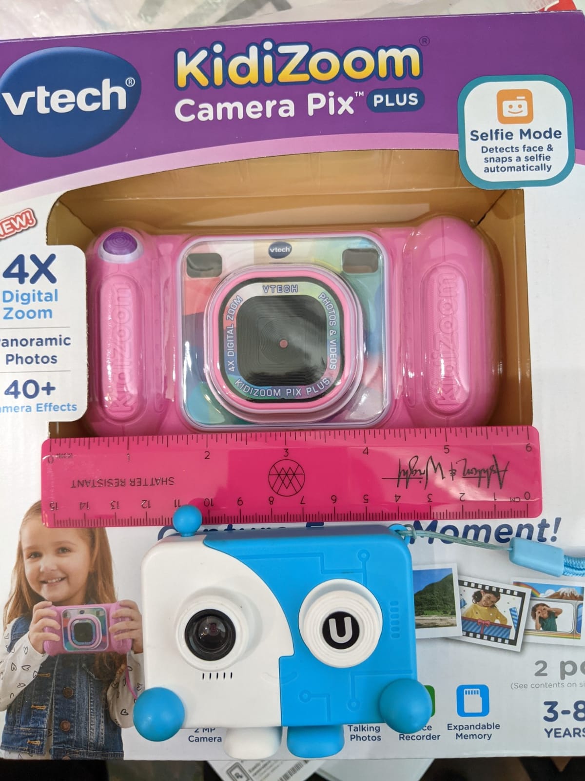 VTech KidiZoom Camera Pix Plus, Blue customer photo 1