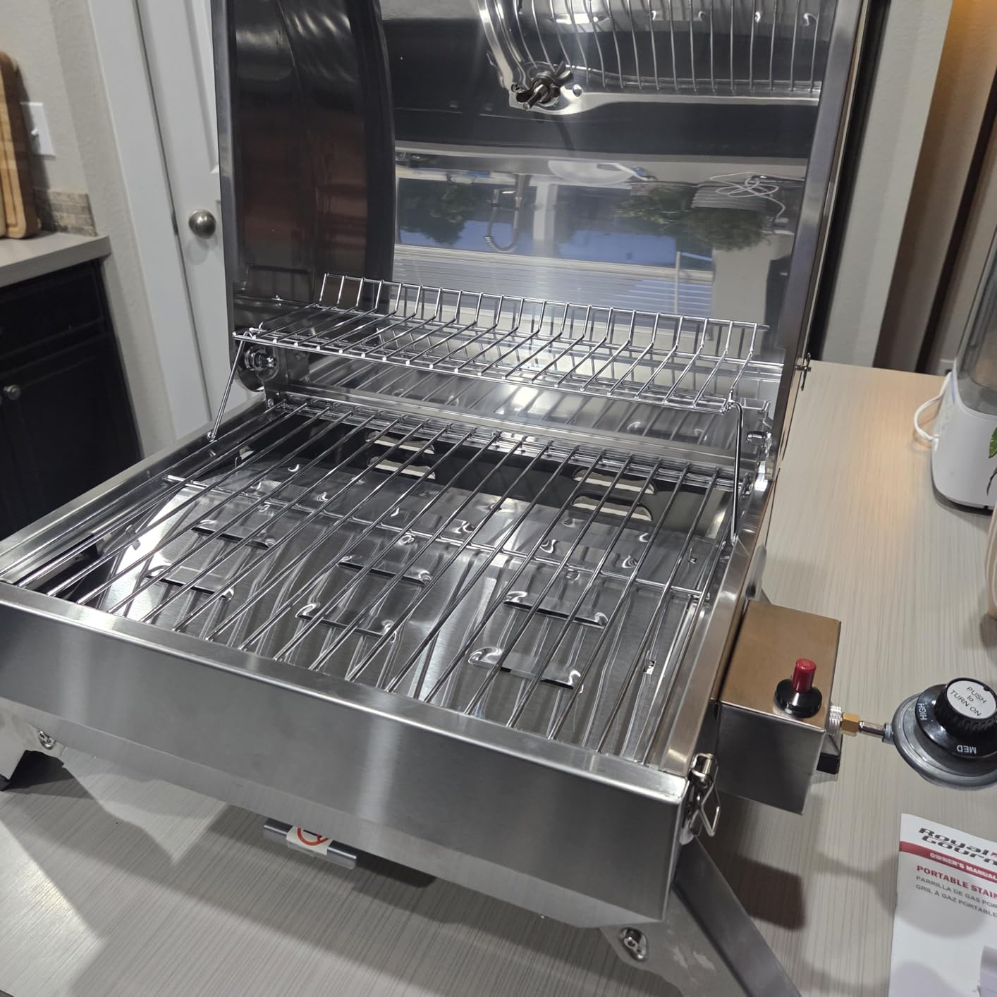 Royal Gourmet GT1001 Stainless Steel Portable Grill with Folding Legs customer photo 1