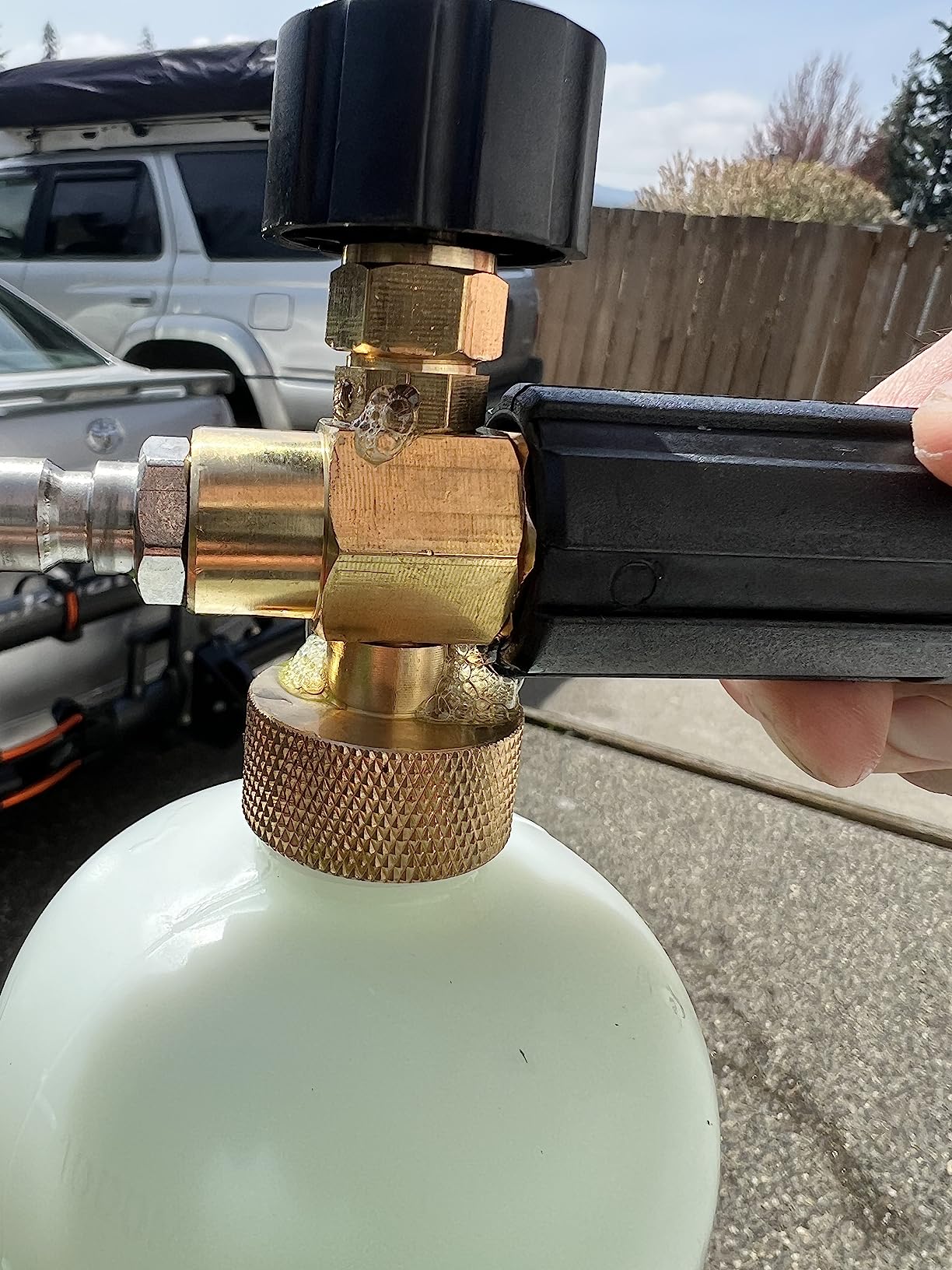 Tool Daily Short Pressure Washer Gun with Foam Cannon, 1/4