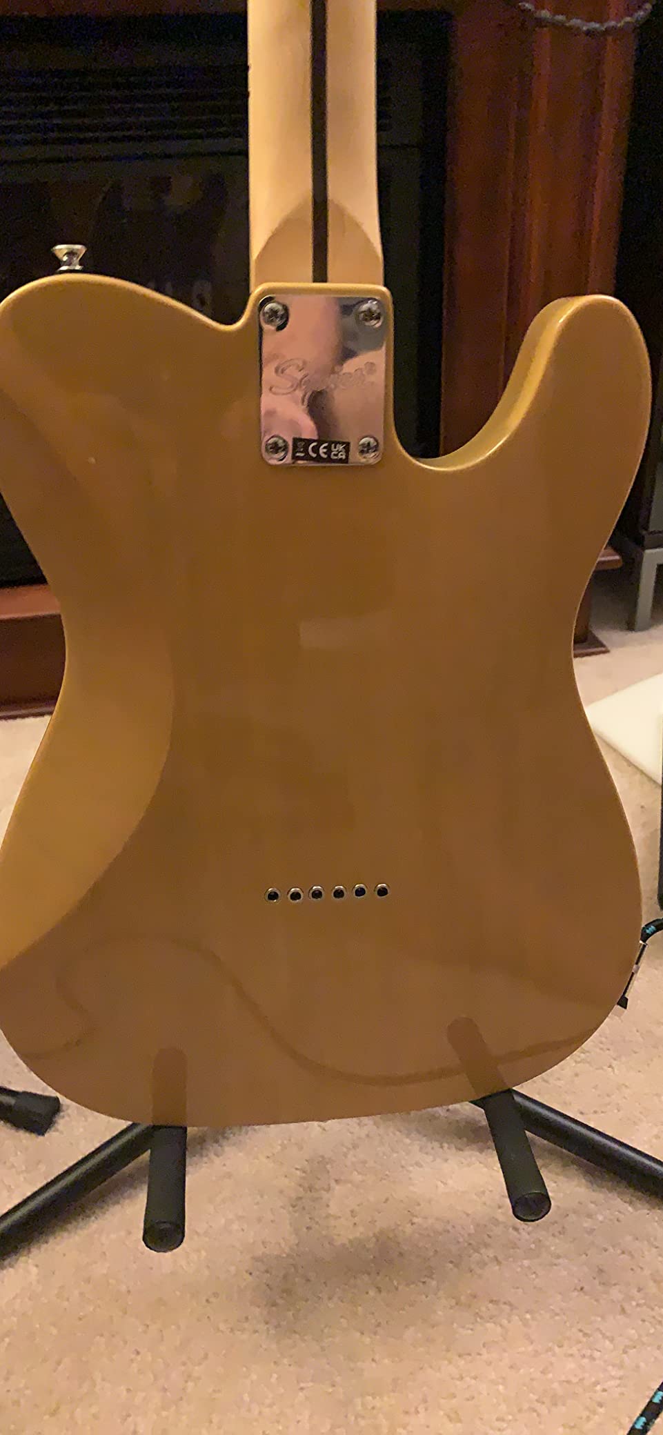 Squier Affinity Series Telecaster Electric Guitar, with 2-Year Warranty, Butterscotch Blonde, Maple Fingerboard, Left-Handed customer photo 1