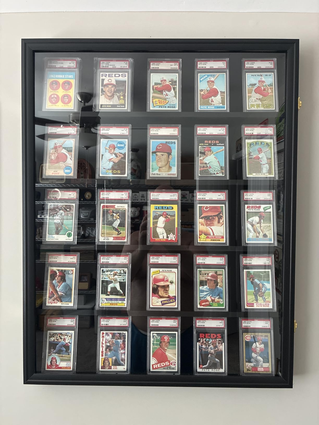 KCRasan 35 Graded Sports Card Display Frame -Card Display Case Lockable customer photo 1