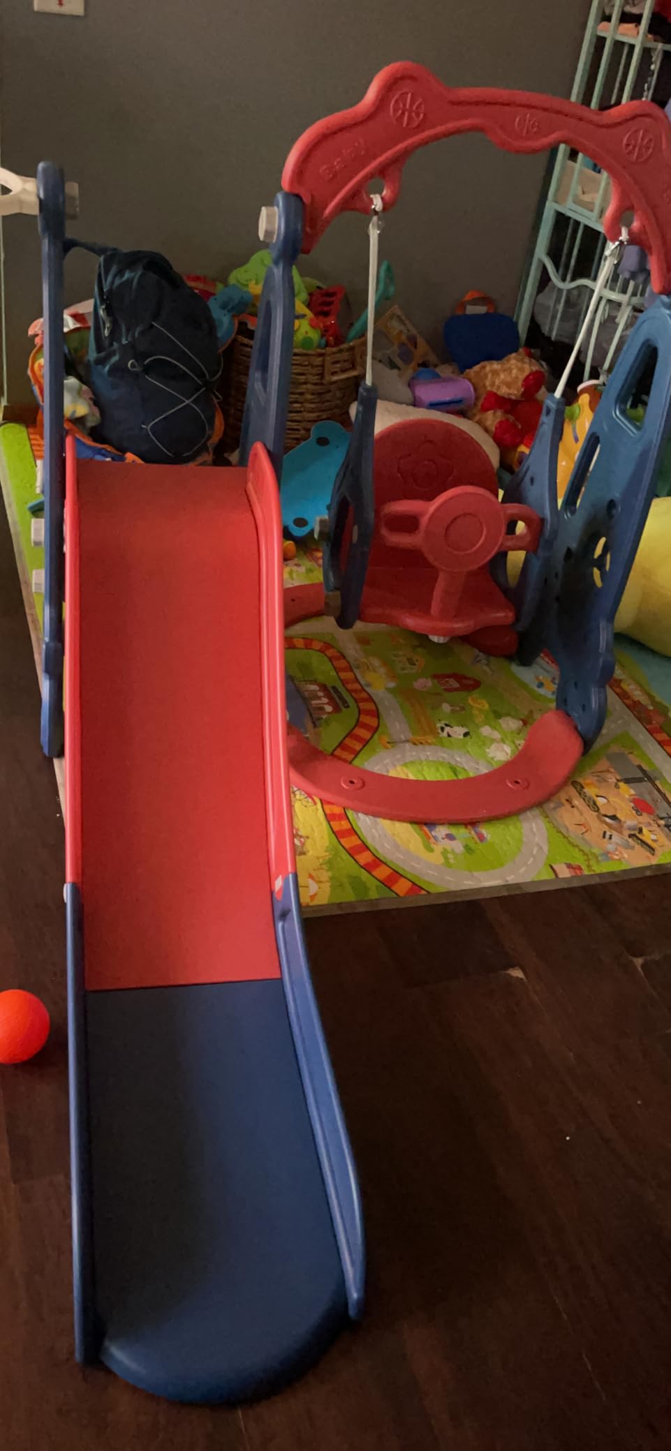 NYEEKOY 4 in 1 Slide Swing Set and Kids Slide for 3+ customer photo 2