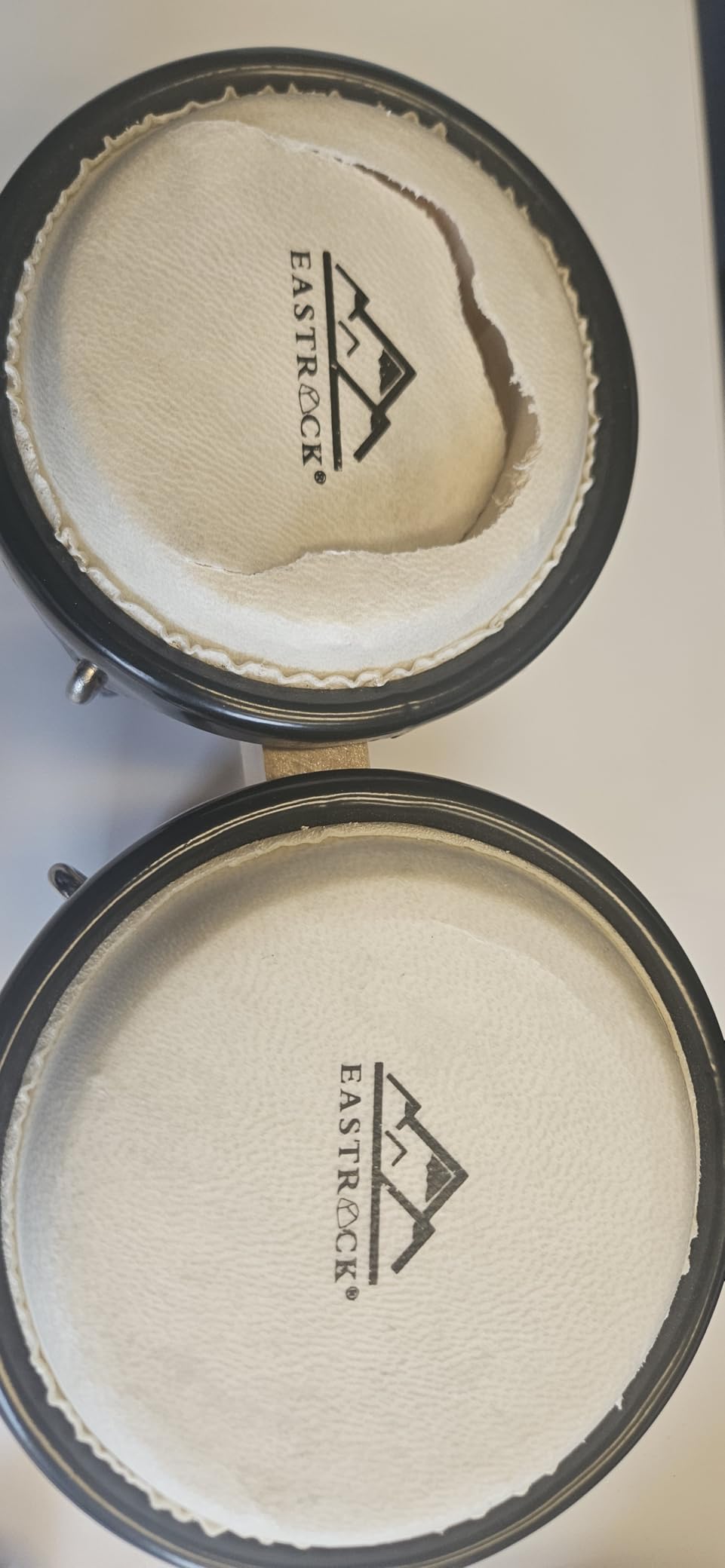 EastRock Bongo Drum 4” and 5” Set for Adults Beginners Professionals Tunable Wood and Metal Drum Percussion Instruments With Tuning Wrench customer photo 1