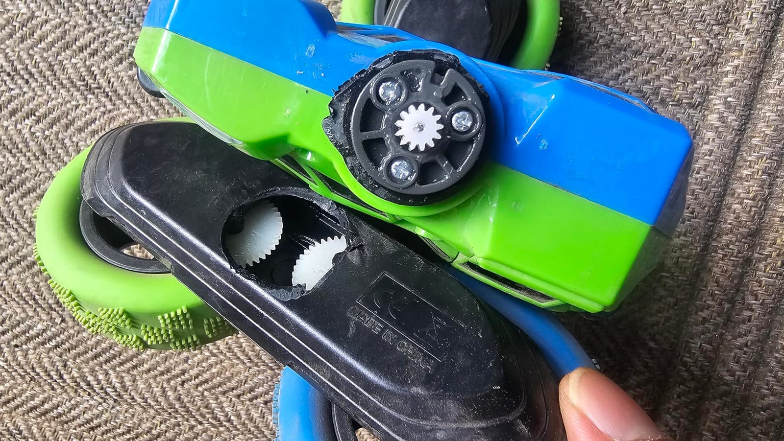Hamdol Remote Control Car for Kids, 360° Rotating Double-Sided RC Car with LED Headlights, 4WD 2.4GHz Electric Rechargeable Toy Vehicle for Boys and Girls, Perfect Birthday customer photo 2