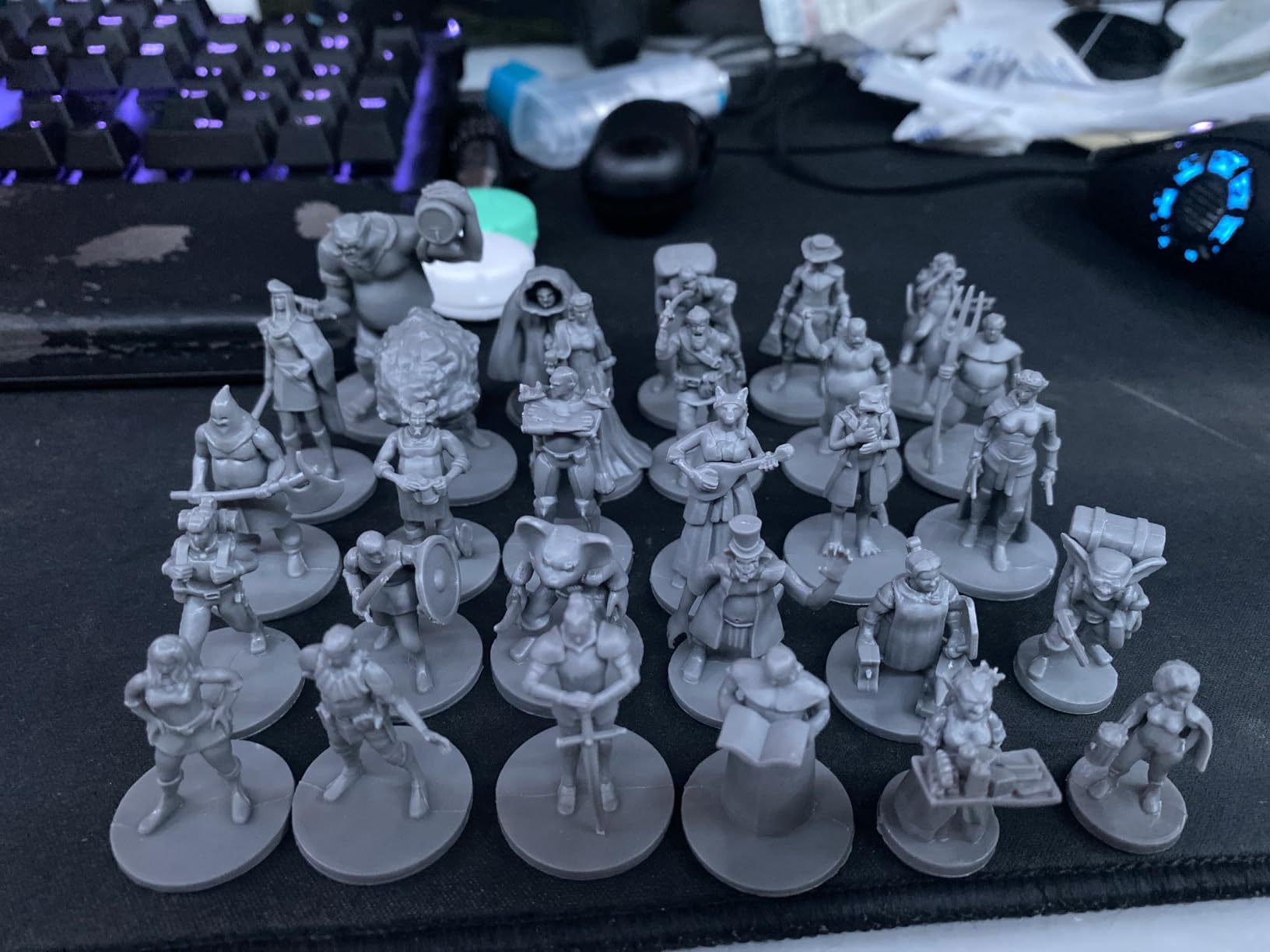 Wildspire 29 Whimsical Townsfolk Fantasy Set for DND Miniatures for D&D Minis, Dungeons Dragons Starter Pack, Tabletop Unpainted NPC Bulk Set of Paintable Figures for D D Accessories and Pathfinder customer photo 2