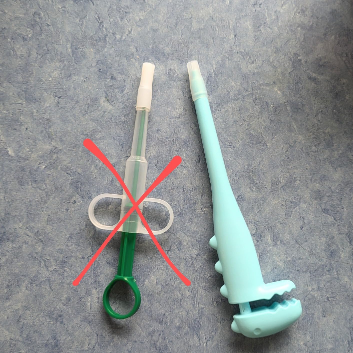 Dinosaur Pet Pill Shooter for Cats and Dogs - Soft Silicone Tip Medicine Dispenser for Pills & Capsules - Reusable Animal Pill Gun customer photo 2