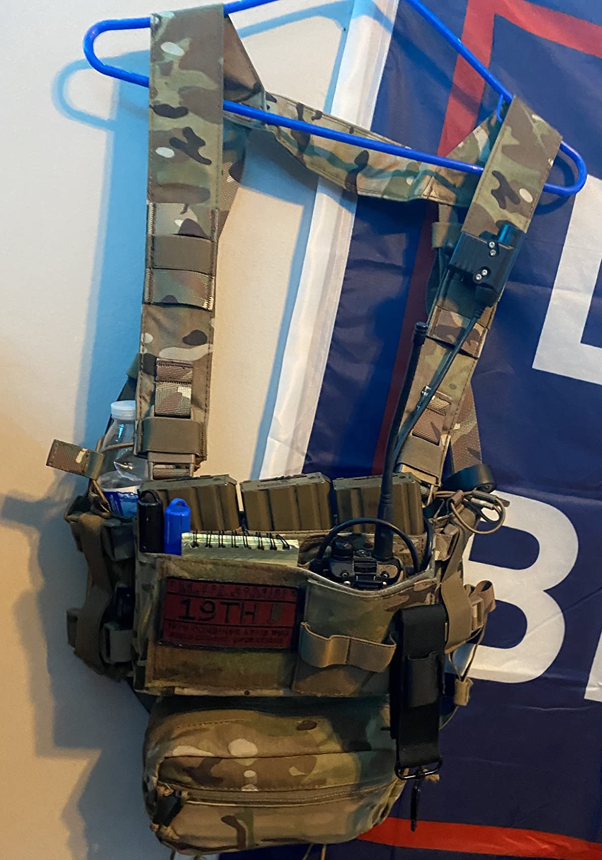 KRYDEX Micro Chest Rig with 5.56/7.62 Magazine Holder,Wing Pouches,Dangler Pouch,Fat Strap Shoulder Harness Set customer photo 1