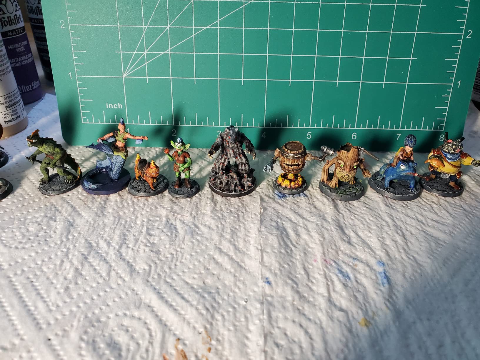 Wildspire Fantasy Monsters & Bookish Dragon for DND Miniatures Unpainted Bulk 28mm-32mm Dungeons & Dragons Minis Pathfinder Figures Fantasy Unpainted Tabletop RPG Miniature Starter Set for D&D customer photo 1