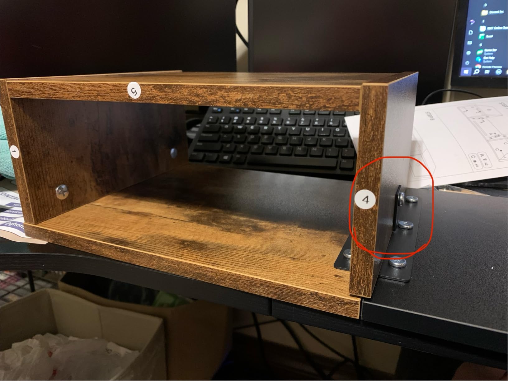 WESTREE Dual Monitor Stand Riser with Two Drawers, Extra Large Storage Monitor Stand for 2 Monitors, Desktop Organizer Stand Storage for Computer,Laptop,Screen,Printer,TV customer photo 2