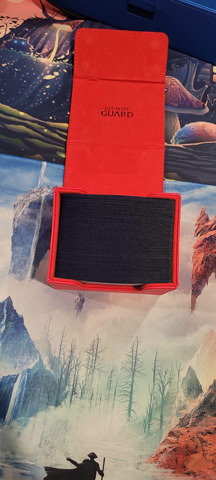 Ultimate Guard Sidewinder 100+, Deck Box for 100 Double-Sleeved TCG Cards, Black, Magnetic Closure & Microfiber Inner Lining for Secure Storage customer photo 2