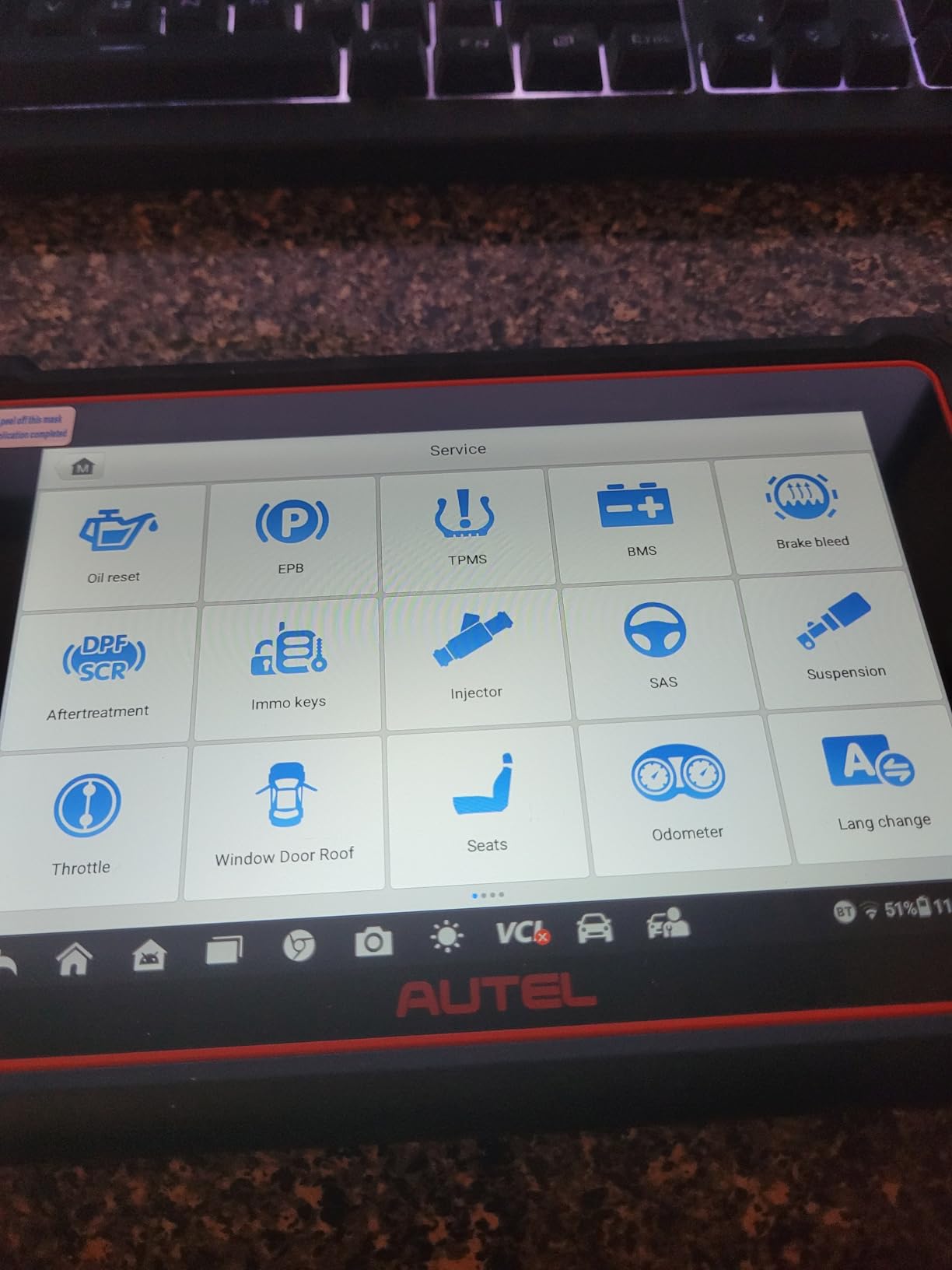 Autel Scanner MaxiCOM MK900BT Bidirectional Tool, 40+ Service, CAN-FD& DOIP customer photo 2