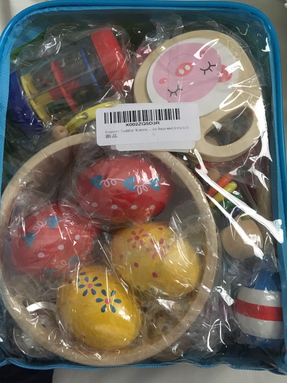 Toddler Musical Instruments Set, 32 PCS 19 Kinds Wooden Percussion Instruments Toys for Kids Playing Preschool Education, Early Learning Baby Musical Toys for Boys and Girls Gift customer photo 1