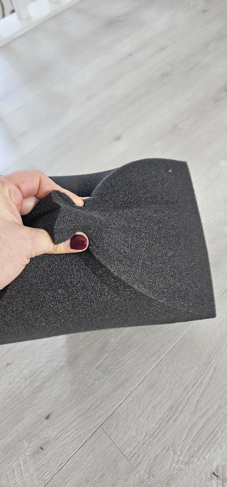 Bass Trap 7.8 x 7.8 x 7.8 Inchs, Bass Traps Acoustic Foam Corner, Acoustic Panels Sound Absorbing customer photo 1