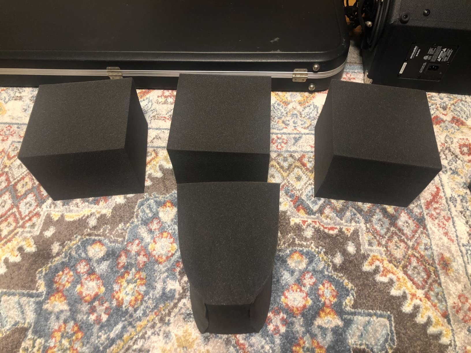 Bass Trap 7.8 x 7.8 x 7.8 Inchs, Bass Traps Acoustic Foam Corner, Acoustic Panels Sound Absorbing customer photo 2