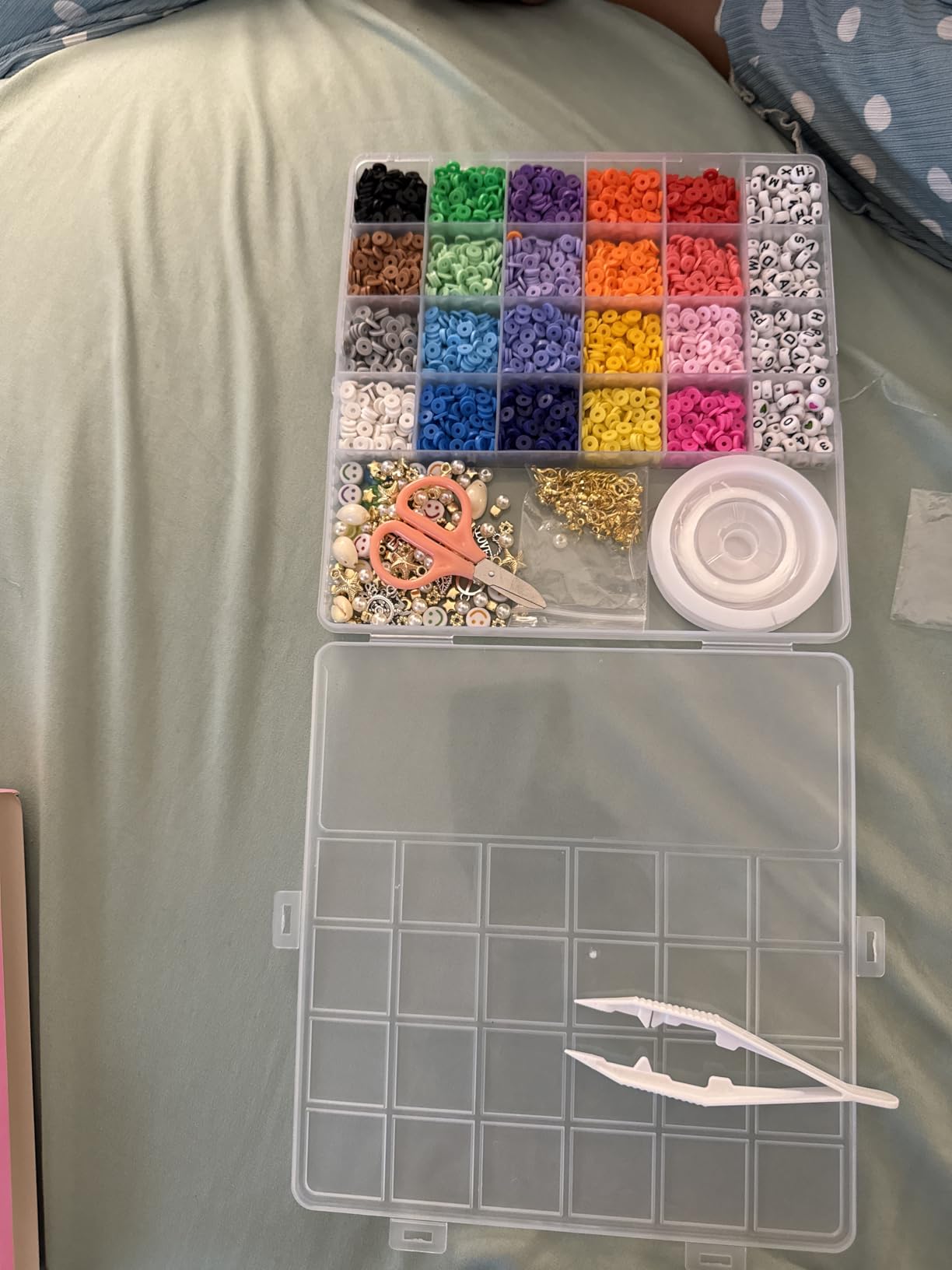 16300 4mm Glass Seed Beads for Bracelet Making Kit with Letter Beads customer photo 2