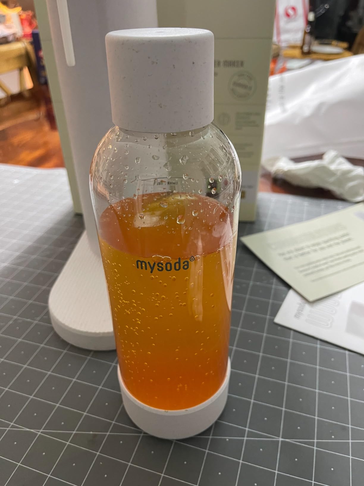Mysoda Woody Carbonated Water Machine with 1L Bottle - Pigeon | Silent Carbonated Water Machine - Durable Soda Maker - For Easy Home Carbonation and Sparkling Drinks - No CO2 Cylinder customer photo 1