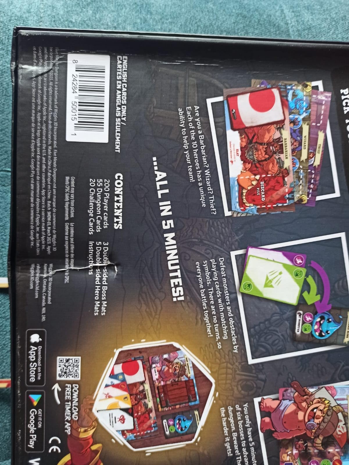 Wiggles 3D 5-Minute Dungeon A Chaotic, Co-Operative, Real-time Card Game | Fast-Paced Board Game | for Families, Ages 8 & up | 2-5 Players customer photo 1