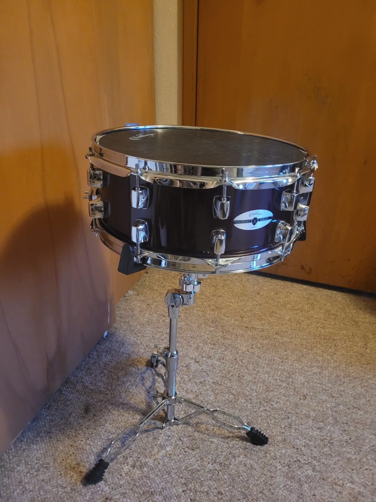 Ashthorpe Snare Drum Set with Remo Head (Silver) - Student Beginner Kit with Stand, Padded Gig Bag, Practice Pad, Neck Strap, and Sticks customer photo 2