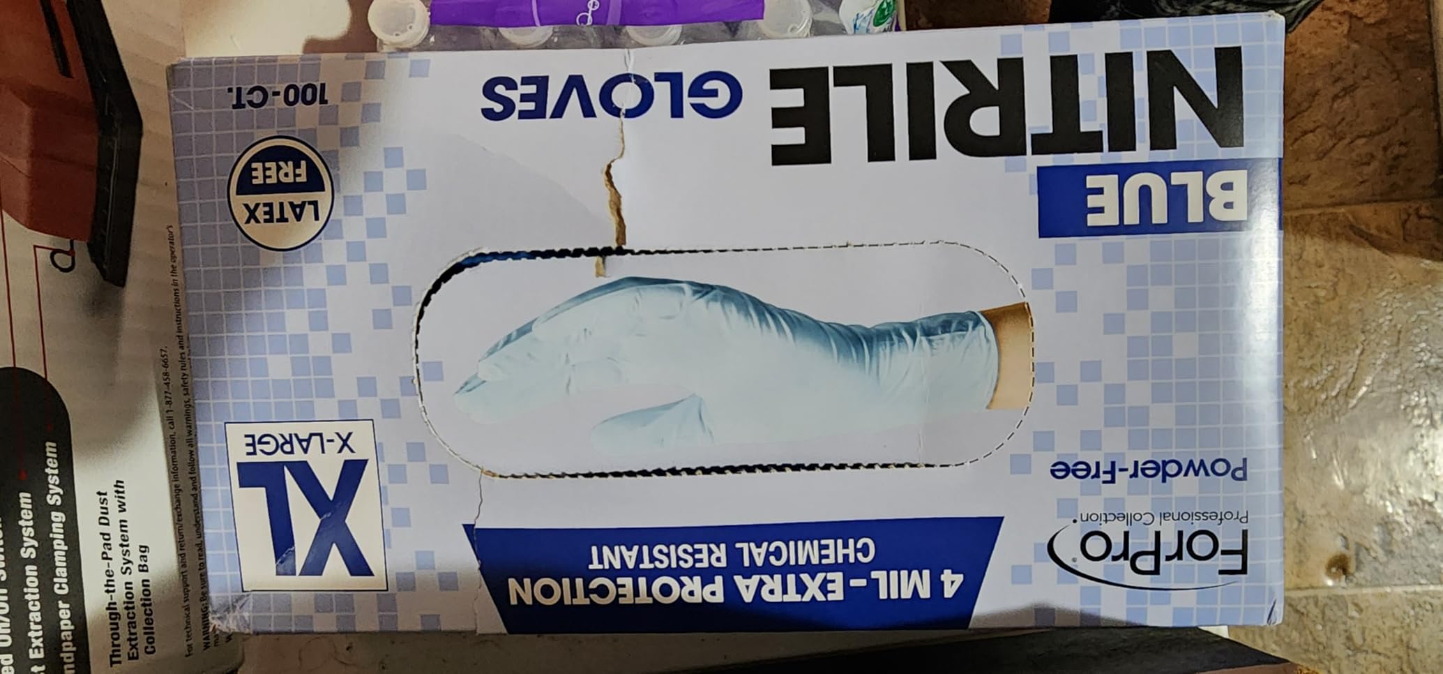 ForPro Disposable Nitrile Gloves, Chemical Resistant, Powder-Free, Latex-Free, Non-Sterile, Food Safe, 4 Mil customer photo 2