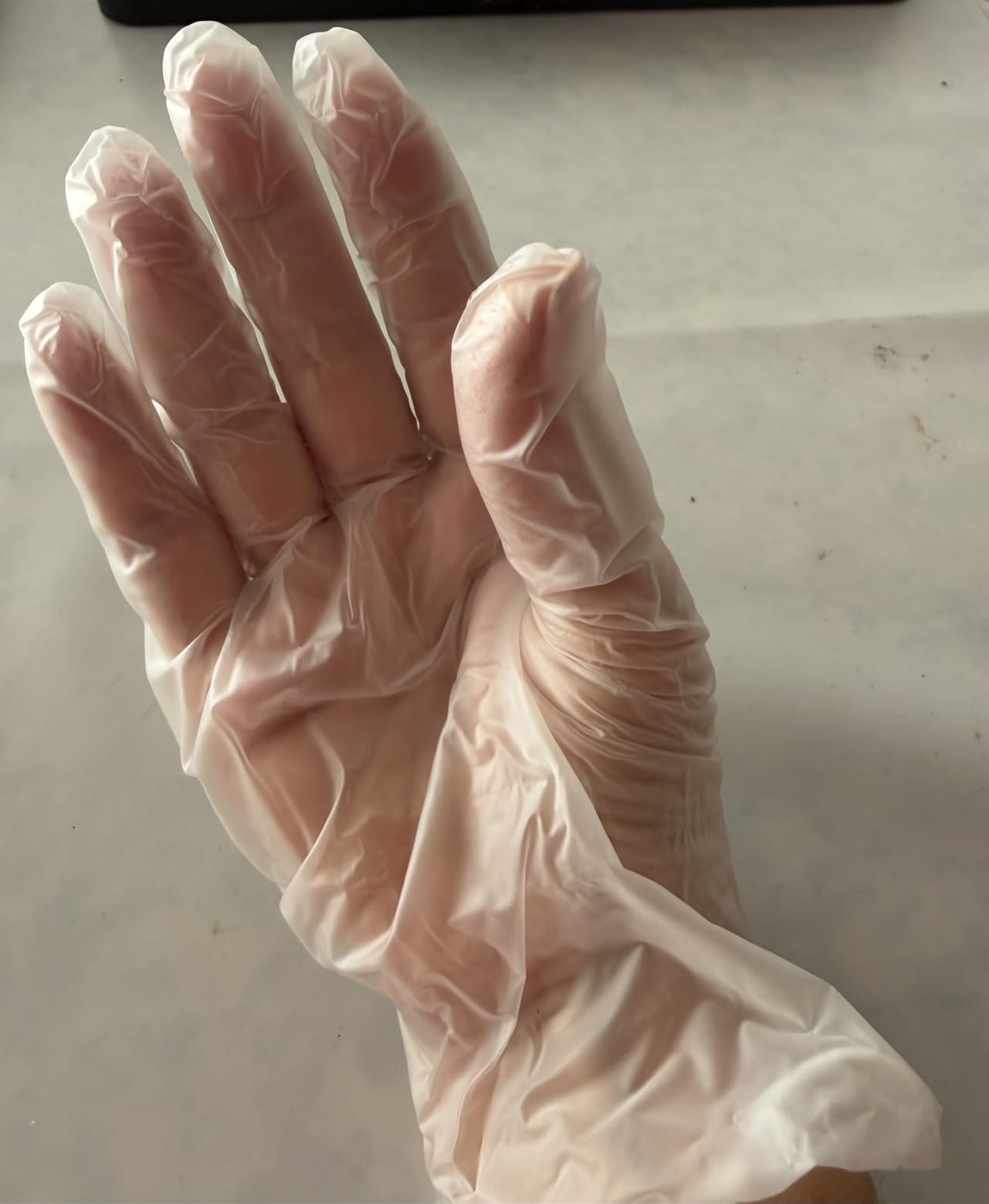 ForPro Disposable Vinyl Gloves, 3.9 Mil, Powder & Latex-Free, Food Safe customer photo 2