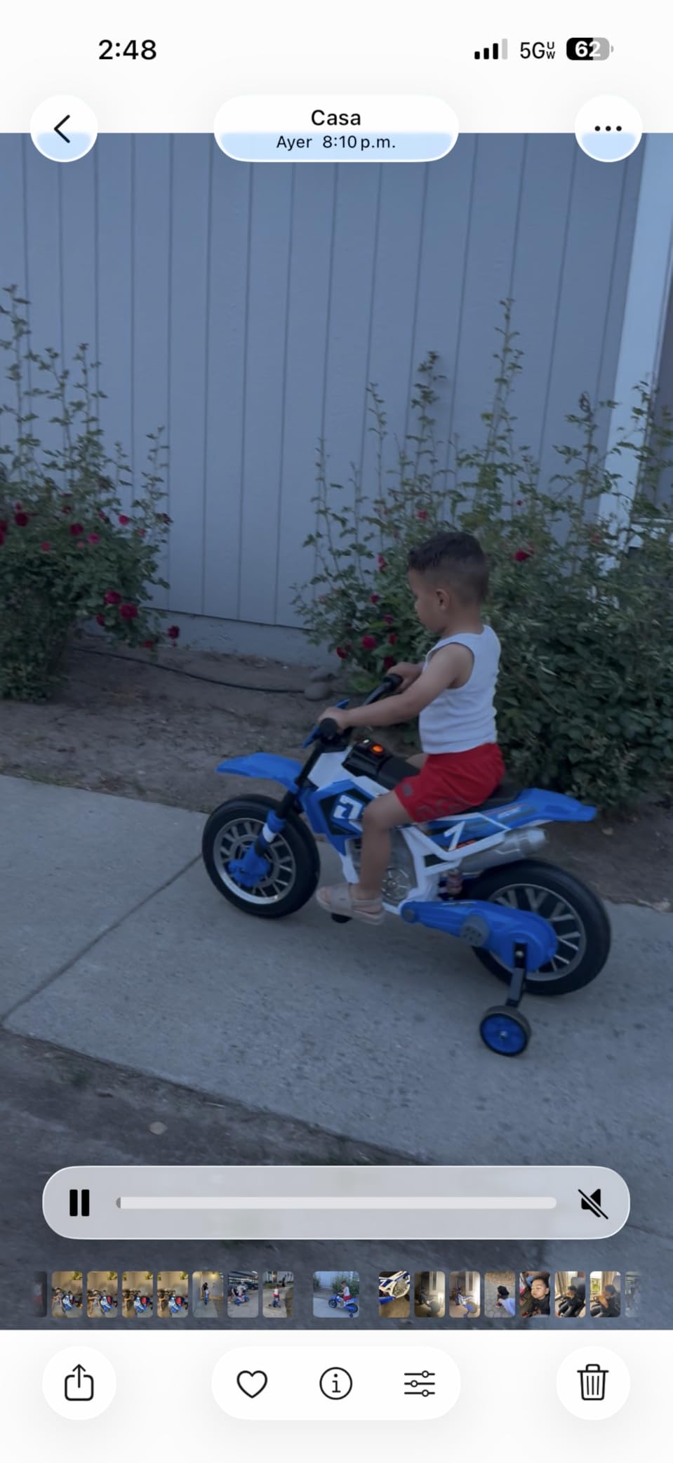 JOYLDIAS Kids Motorcycle, 12V7A Battery-Powered Ride On Motorcycle for Kids customer photo 1