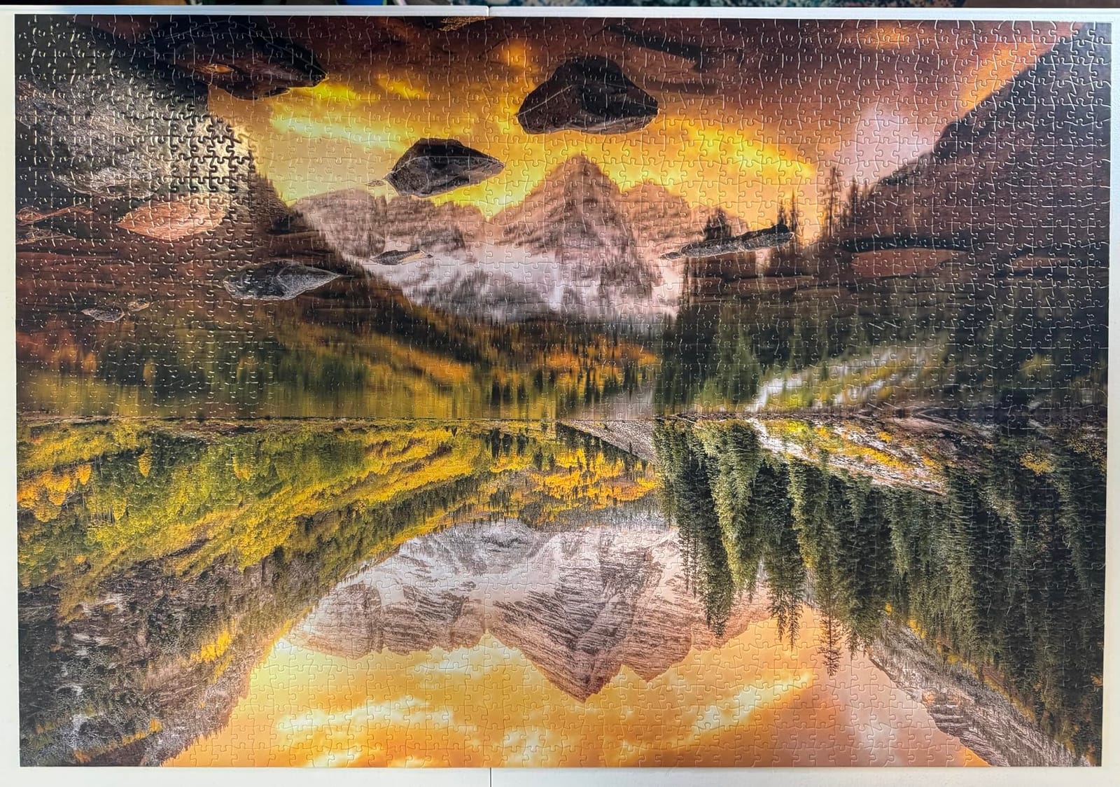 Buffalo Games - Maroon Lake Reflections - 2000 Piece Puzzle for Adults customer photo 2