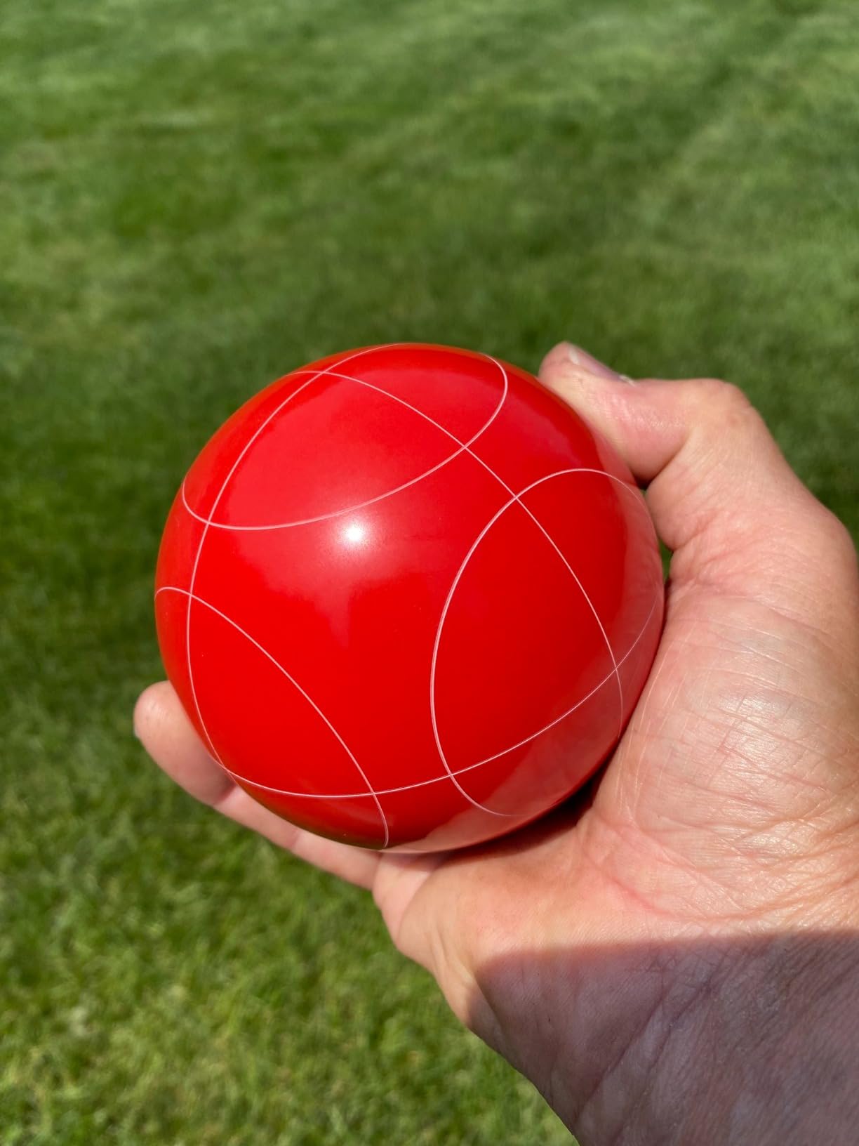Bocce Ball Set Regulation Size and Weight, Solid Resin customer photo 1