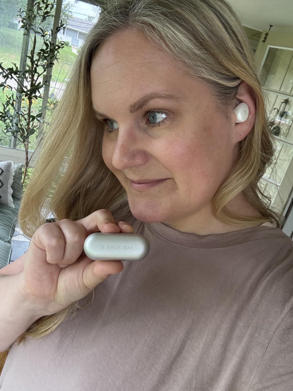 Back Bay Audio Mini Wireless Earbuds for Small Ears, Award-Winning Sound | Sweatproof Bluetooth Earbuds, Deep Bass, Tech Fitness Gifts for Men, Comfortable Bluetooth Ear Buds for Women customer photo 1