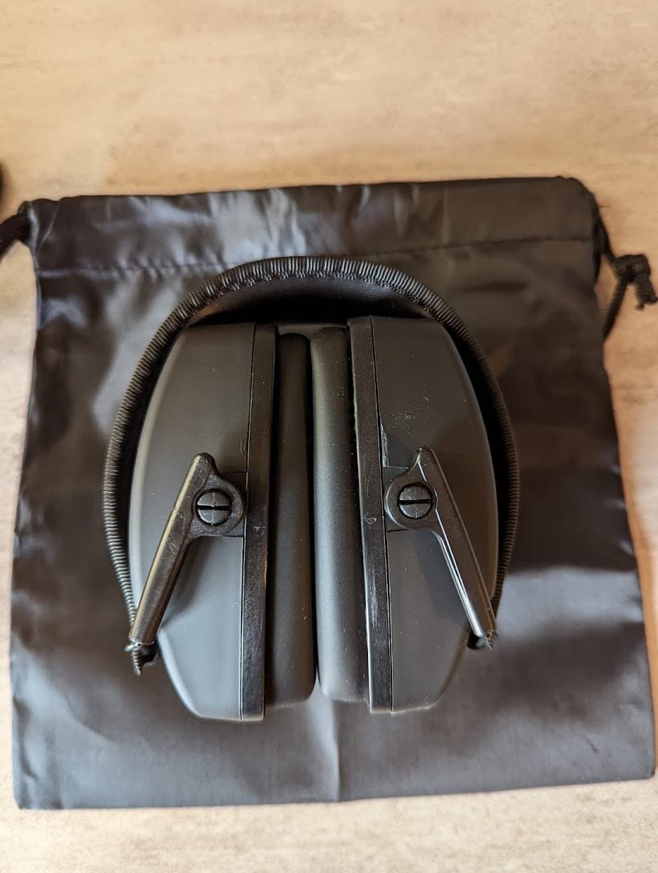 PROHEAR 016 Shooting Ear Protection Earmuffs 2 Pack, NRR 26dB for Gun Range, Hunting -Black and Green customer photo 2