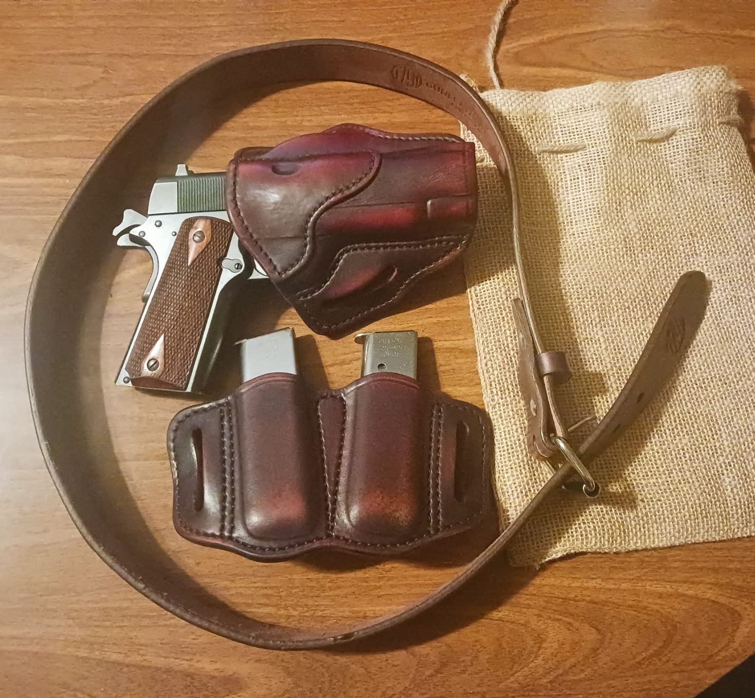 1791 GUNLEATHER Gun Belt for Men, Heavy Duty 14 oz Leather Gun Holster Belt customer photo 1