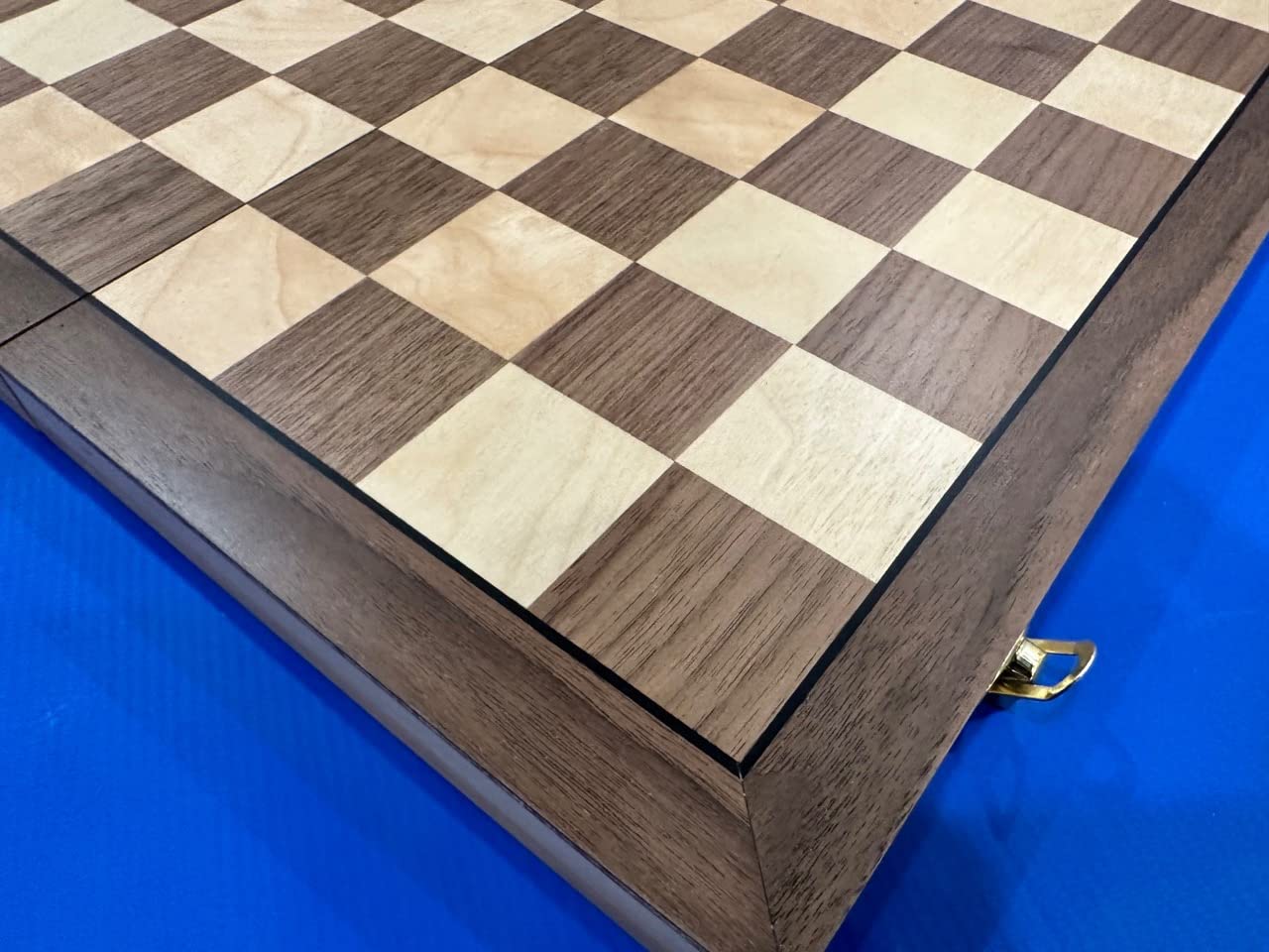 AMEROUS 15'' Magnetic Wooden Chess & Checkers Game Set -2 Extra Queens -24 Cherkers Pieces - Chessmen Storage Slots, Beginner Chess Set for Kids and Adults, Classic 2 in 1 Board Games customer photo 2