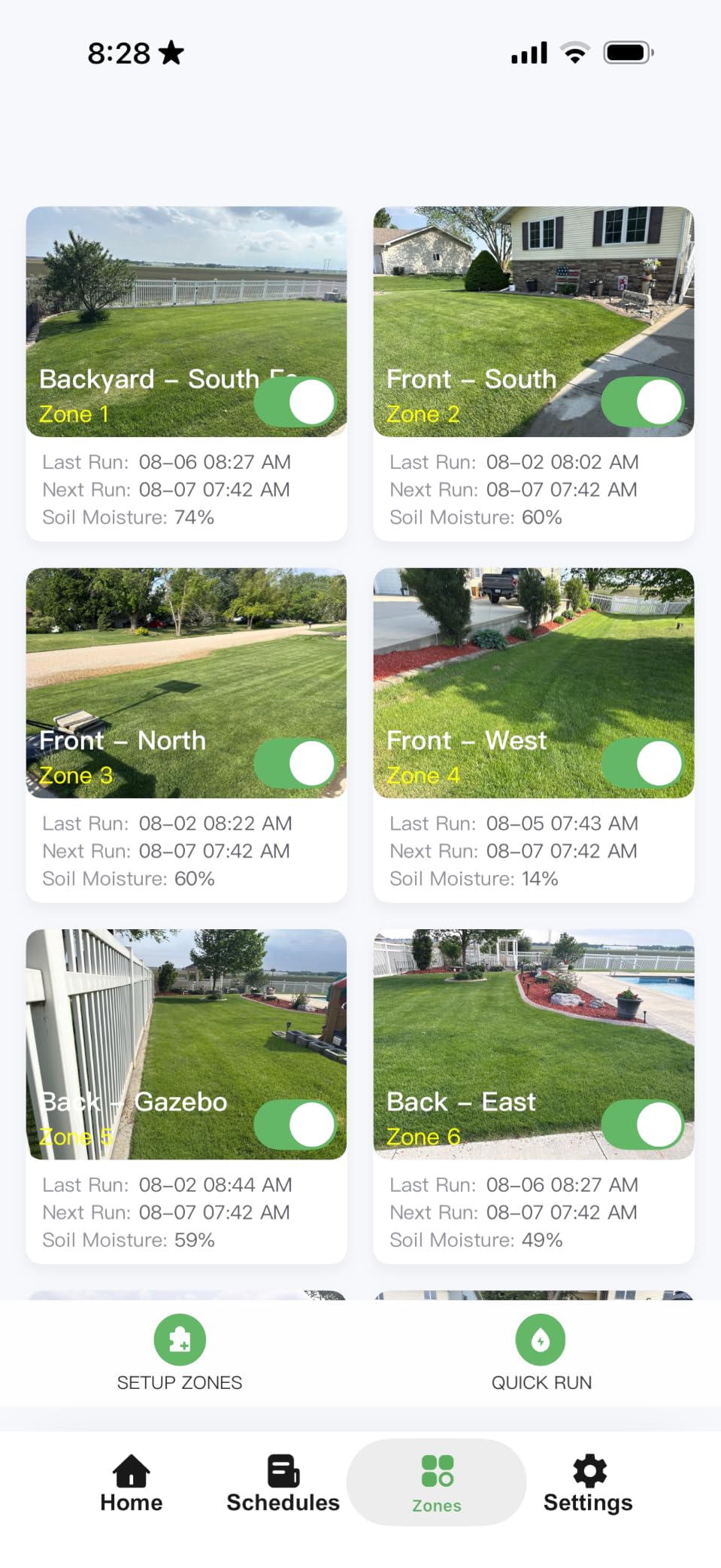 ImoLaza 8 Zone WiFi Smart Sprinkler Controller, ET Master Irrigation Timer customer photo 2