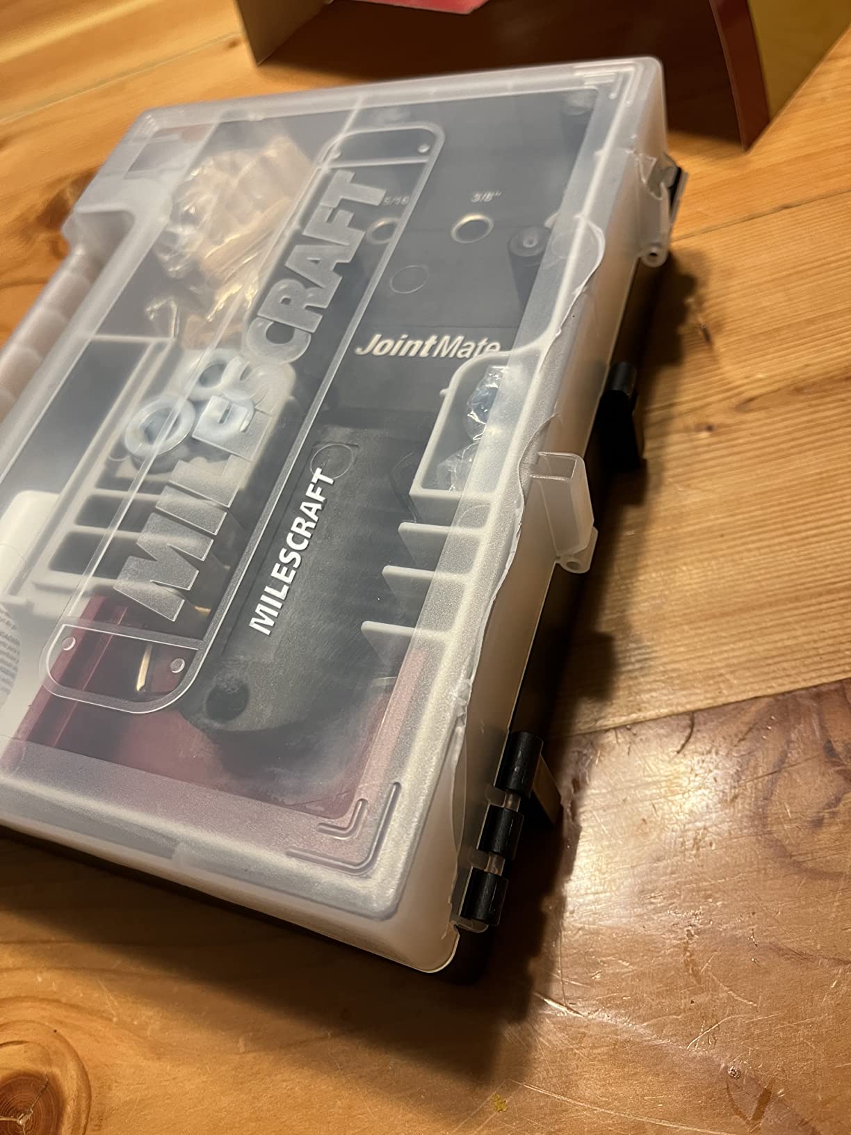 Milescraft 1333 DowelJig Kit - Self-Centering Handheld Dowel Jig with 3 Metal Bushing Sizes (1/4in, 5/16in, 3/8in) - Complete with all Accessories customer photo 2