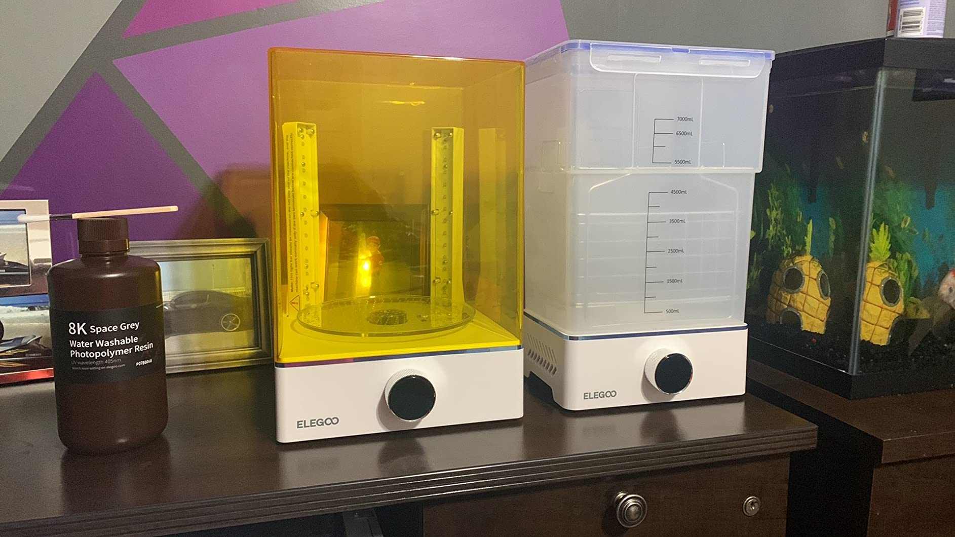 ELEGOO Mercury XS Bundle, Wash and Cure Machine for Large 3D Resin Models customer photo 2