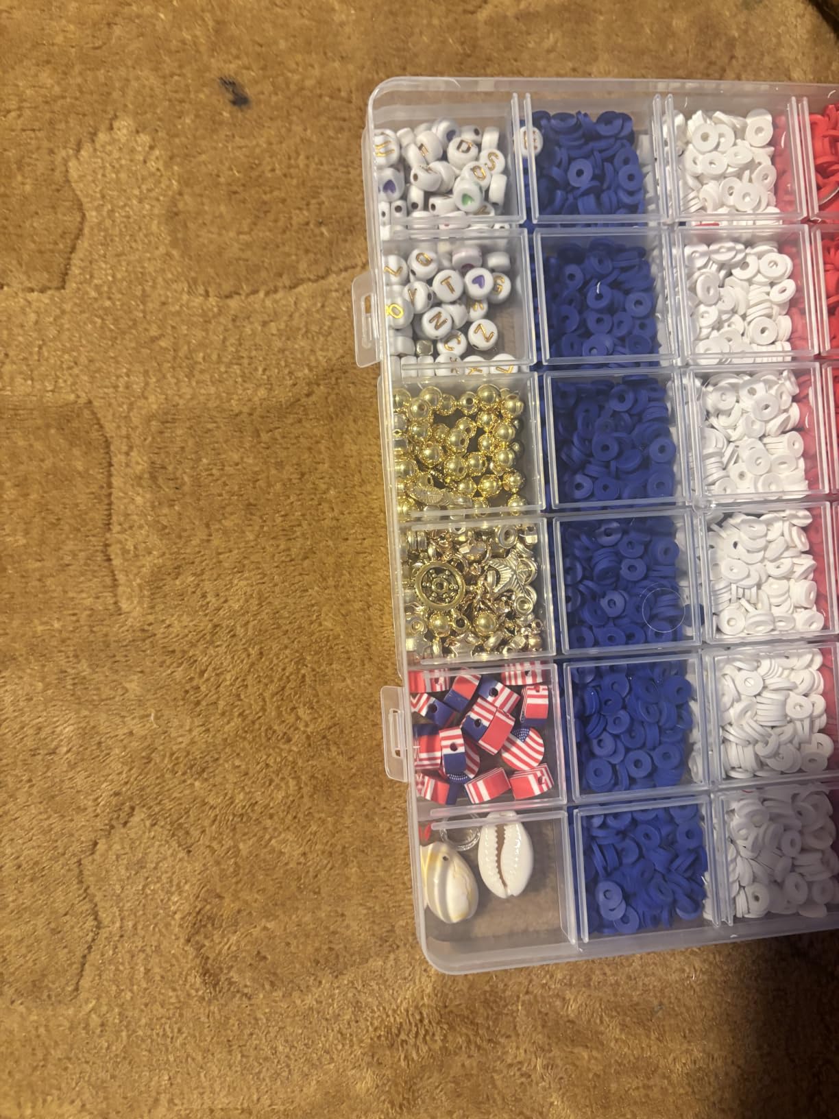 Redtwo 5100 Clay Beads Bracelet Making Kit, Flat Preppy Beads for Friendship Jewelry Making,Polymer Heishi Beads with Charms Gifts for Teen Girls Crafts for Girls Ages 8-12 customer photo 1