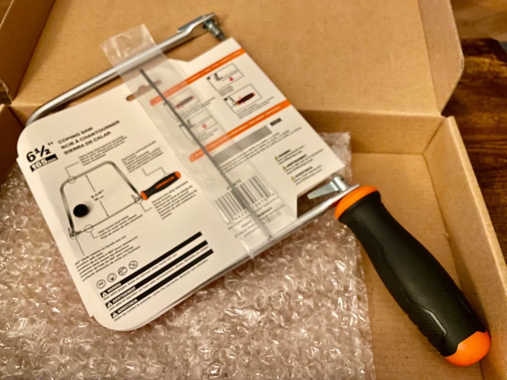 JORGENSEN Pro Coping Saw Set with 2 Replacement Blades, 6-1/2 Inch customer photo 1