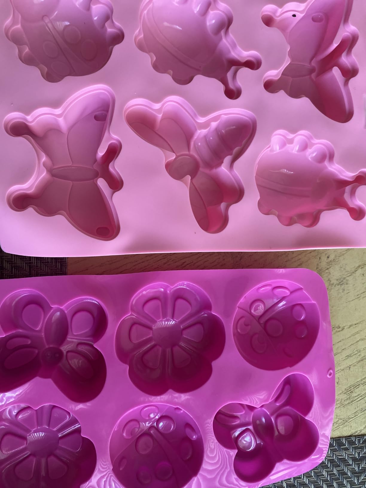 Sakolla 9″ Rectangular Silicone Molds for Epoxy Resin, Crystal Deep Casting Epoxy Mold for Flowers Preservation, DIY Artwork, Office Home Decoration customer photo 2