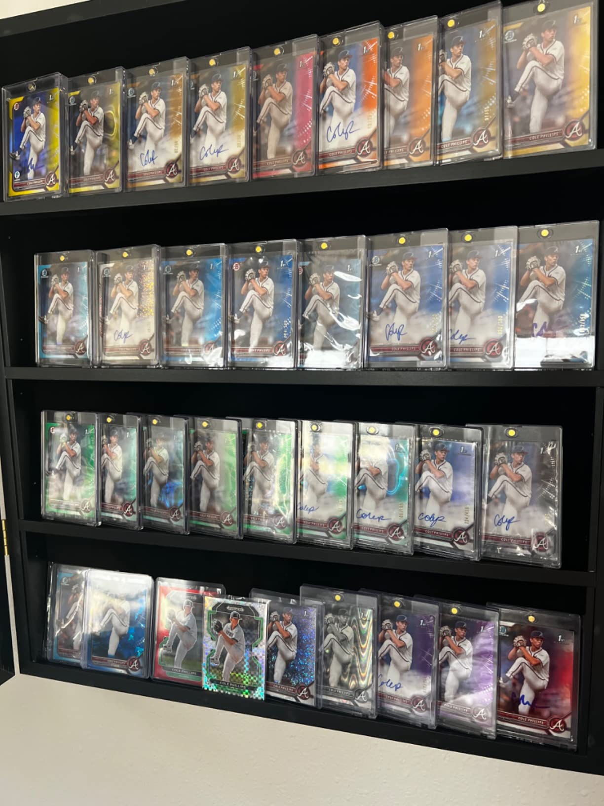Grintus Graded Card Display Case, 24-Card Trading Card Display Frame,1P customer photo 1